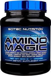 Maisto papildas Scitec Nutrition Amino Magic, apelsinų skonio, 500 g, 25 vnt.