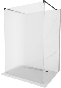 Dušo sienelė Mexen Kioto Walk-in, 140 cm x 200 cm, juoda sp./grūdintas