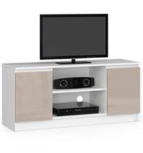 TV galds Akord RTV K120, balts krās./bēša krās., 40 cm x 120 cm x 55 cm