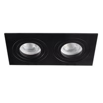 Lampa griesti Kanlux SEIDY CT-DTL250-B/M, G5.3, melna krās.