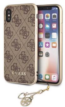 Telefono dėklas Guess, ruda sp., Apple