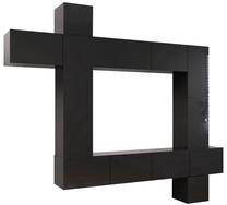 TV galds VLX 3079473, melna krās., 100 cm x 30 cm x 30 cm