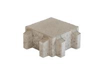 Šaligatvio plytelė Brikers Eko 8, 20 x 20 x 8 cm, pilka sp.