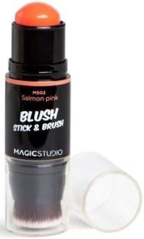 Румяна IDC Institute Magic Studio Blush Stick & Brush, salmon pink цв.