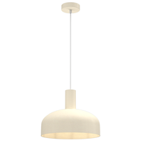 Valgusti rippuv Milagro Visby MLP1554, E27, 1 x 60 W, kreemjasvalge v. / kreemjasvalge v., 30 x 25 cm