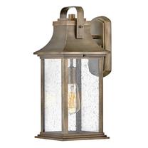 Āra sienas lampa Quintiesse Grant, 60W, E27, IP44, bronzas krās., 18.4 cm x 42.6 cm