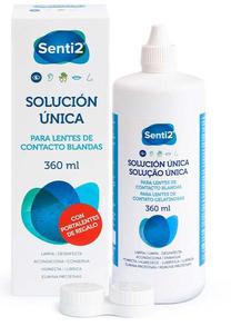Kontaktlēcu tīrīšanas līdzekļi Senti2 Unique Solution, 360 ml