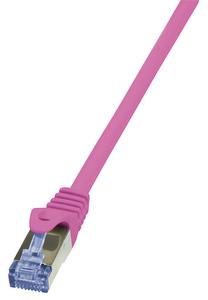 Laidas Logilink RJ-45 8P8C, RJ-45 8P8C, 5 m, rožinė sp.