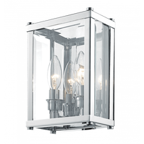 Valgusti seinale Cosmo Light New York W02912CH, E14, 2 x 40 W, läbipaistev v. / kroom v.