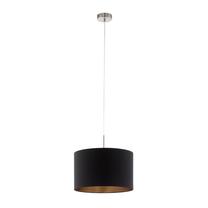 Valgusti rippuv Eglo Pasteri 94913, E27, 1 x 60 W, vask v./must v. / nikkel v.