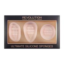 Kosmētikas sūklis Makeup Revolution London Ultimate Sponges Set, 3 gab., caurspīdīga krās.