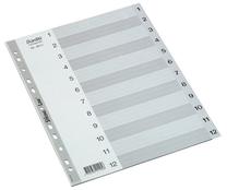 Skirtukas Bantex, A4 Pilka