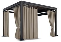 Pavėsinės užuolaidos ZMOS-15, 155 x 210 cm, tamsaus smėlio spalva