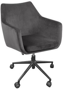 Darba krēsls Home4you Nora AC82368, pelēka krās.