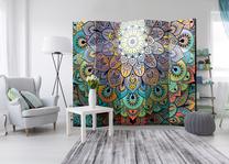 Širma Artgeist Colourful Stained Glass II, įvairių spalvų, 225 cm x 172 cm