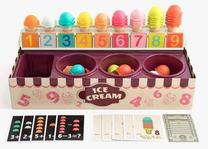 Veikala rotaļlietas TopBright Math & Logic Numbers & Calculating Toy Ice Cream Box