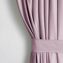 Naktinė užuolaida, su raiščiu Restilo Velvet, rožinė sp., 140 cm x 245 cm