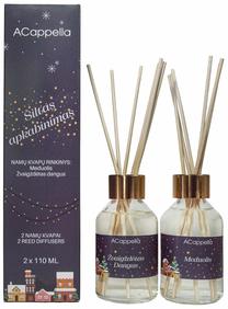 Namų kvapas, rinkinys ACappella Warm Starry Sky & Honeycomb, 220 ml, 2 vnt.