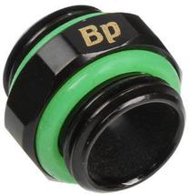 Perėjimas BitsPower Connection 2x G 1/4 Inch AG BP-MBDWP-DC08 hexagon, juoda sp.