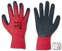 Darba cimdi Bradas Perfect Grip, sarkana krās., 11, 6 gab.