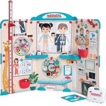 Rotaļlietu ārsta komplekts Smoby Doctors Office, daudzkrāsaina