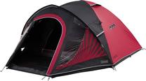 Trivietė palapinė Coleman Blackout 3 2000032321, juoda sp./raudona sp., 325 cm x 185 cm x 130 cm