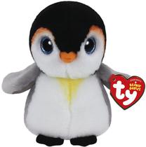 Pliušinis žaislas TY Beanie Babies Pongo Penguin, balta sp./juoda sp., 15 cm