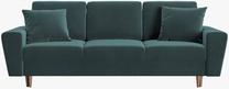 Sofa-lova Micadoni Moghan MIC_3SF_2_F2_MOGHAN7, mėtinė (mint) sp., 235 x 100 cm x 88 cm