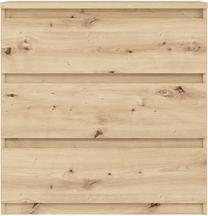Komoda Forte Chelsea CHLK23-D78, rusva sp., 79.9 cm x 77.2 cm x 42.2 cm