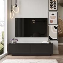 ТВ стол Kalune Design FN1 LB, черный цв., 140 см x 35.5 см x 38.2 см