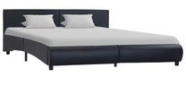 Lova dvigulė VLX Bed Frame, 160 x 200 cm, juoda sp., be čiužinio, su grotelėmis