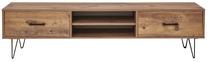 TV galds Kalune Design Beta Rose, brūna krās./melna krās., 180 cm x 40 cm x 50 cm