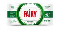 Drėgnos servetėlės Fairy Power, įvairiems paviršiams, 100 vnt.