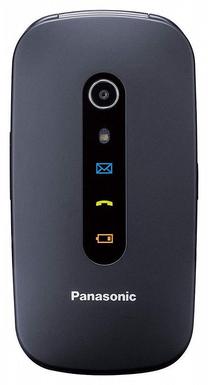 Mobilusis telefonas Panasonic, juoda sp. Prekė su pažeista pakuote.