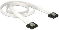 Vads Delock SATA 7-pin male, SATA 7-pin male, 0.5 m, balta krās.