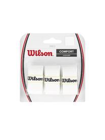 Apvija Wilson Pro Overgrip, balta sp., 3 vnt.