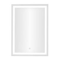 Spogulis ModernHome VKM-ECO-4, ar gaismu, stiprināms, 50 cm x 70 cm, sudraba krās.