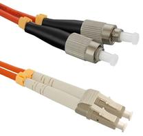 Laidas Qoltec FC/UPC, LC/UPC, 2 m, oranžinė sp.