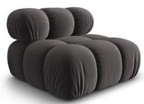 Modulinė sofa Micadoni Home Bellis Armless, pilka sp., 94 x 94 cm x 63 cm