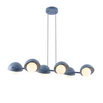 Valgusti lagi Emibig Boom 6, G9, 6 x 8 W, valge v. / sinine v., 16 x 16 cm