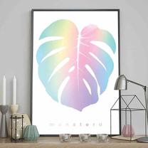 Pilt DecoKing Watercolor Monstera, 50 cm x 70 cm