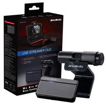 Web kamera AverMedia Live Streamer Duo BO311D, melna krās., 1/2.7" CMOS