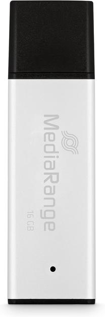 USB zibatmiņa MediaRange High Performance MR1899, sudraba krās., 16 GB