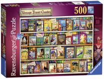 Пазл Ravensburger Old Time Travel Guides 147526, 36 см x 49 см, 500 шт., многоцветный