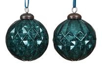Елочное украшение Decoris Emerald, зеленый цв., полистирол