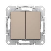 Pārslēgi Schneider Electric Sedna SDN0600168, 2 kl, bēša krās.