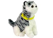 Interaktīva rotaļlieta Cat 12691, 19 cm, universāls, balta krās./pelēka krās.