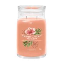 Žvakė, aromatinė Yankee Candle Signature Tropical Breeze, 60 - 90 h, 567 g, oranžinė sp.