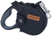 Automatinis pavadėlis Amiplay Cambridge, juoda sp., 5 m