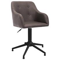 Darba krēsls VLX Swivel Office 330400, 53 x 51.5 x 77 - 89 cm, brūna krās./pelēka krās.